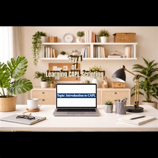 CAPL Tutor on Instagram: "Welcome to this short CAPL tutorial series. In this series, we’ll learn CAPL scripting step by step through real-world automotive testing examples. Designed for beginners, students, and test engineers working with CANoe or CANalyzer🚀 DAY 1 #CAPL #testing #automotivedaily #coding"