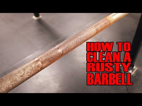 How to Clean a Rusty Barbell (Garage Gyms)