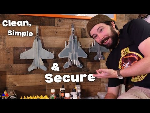 How to Hang Scale Model Aircraft! | Scale Model Display Tutorial