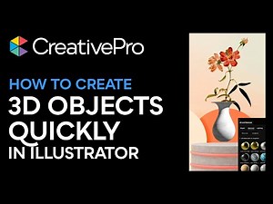Illustrator: How to Create 3D Objects Quickly (Video Tutorial)