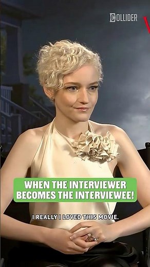 When the Interviewer Becomes the Interviewee! #weapons2025 #juliagarner #aldenehrenreich hrenreich