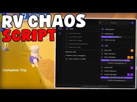 [🔥OP] Roblox RV Chaos Script Auto Farm, Infinite Gold, Pick Up Aura Pastebin 2025