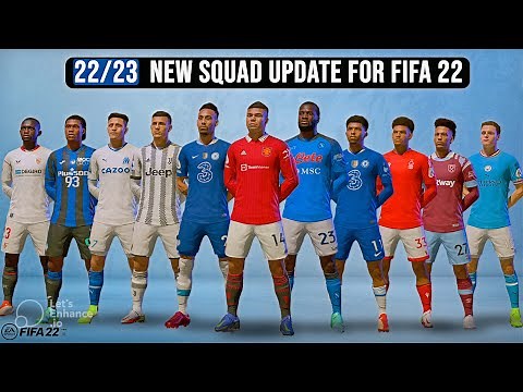 22/23 New Squad File Update For FIFA 22 PC