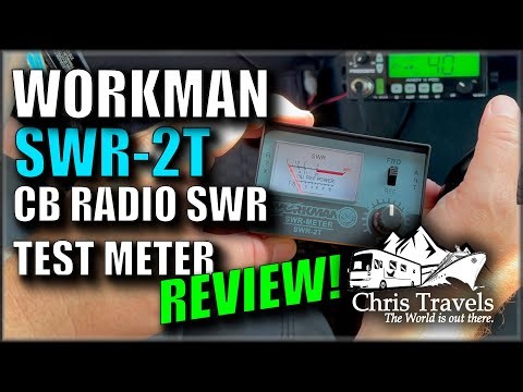 WORKMAN SWR-2T CB Radio SWR Test Meter With Coaxial Cable Review!