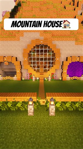 Minecraft Mountain House🏠 #minecraft