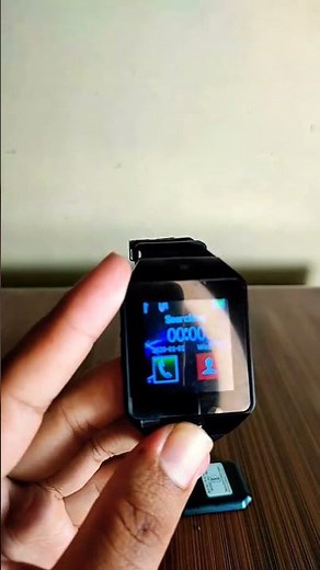 dz09 smartwatch 4G sim card setup