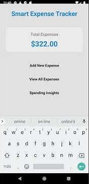 Smart Expense Tracking App with AI Made by Alexander Andrew Wood