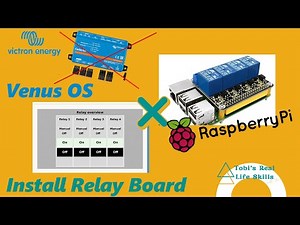 Victron VenusOS & Raspberry Pi | Install Relay Board and setup
