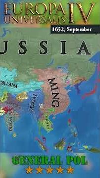 EU4 but Paris has 1000 development - Asia timelapse #shorts