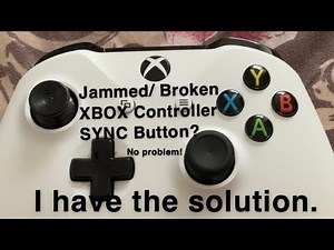 How I Synced my XBOX ONE/XBOX ONE S Controller with a jammed/broken SYNC Button.