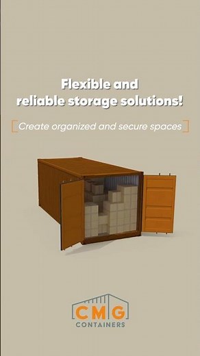 Flexible & Reliable Storage Solutions | Create Organized and Secure Spaces with CMG Containers