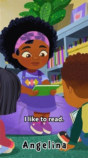 Meet Angelina! 📚💜 | The Day You Begin | PBS KIDS #Shorts