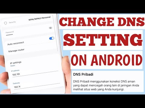 how to change dns setting on android phone