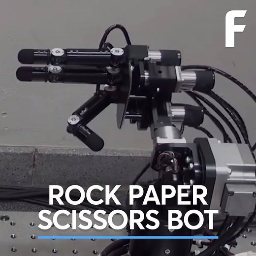 1M views · 6.4K reactions | No one can beat this robot in a game of rock-paper-scissors | Futurism | Facebook