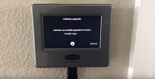 How to Perform a Carrier Infinity Control Software Upgrade