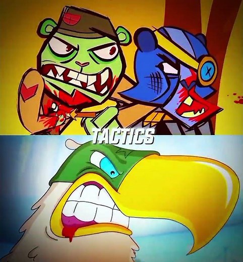 Flippy VS Soldier Boy | Happy Tree Friends VS The Boys