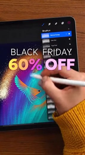 procreate brushes promote black Friday #procreate #procreatebrushes #procreatetutorial #procreatepocket #Drawing