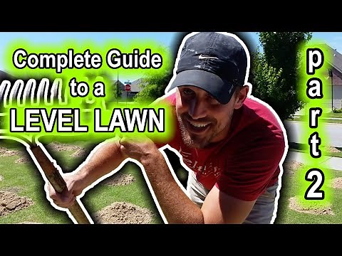 Leveling & Top Dressing Lawn With Sand // How To Level Your Lawn for a Flat Yard // Part 2 of 4