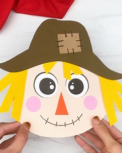 6.3K views · 40 reactions |  Easy and adorable scarecrow craft for little ones Access your downloadable resource  | Simple Everyday Mom | Facebook