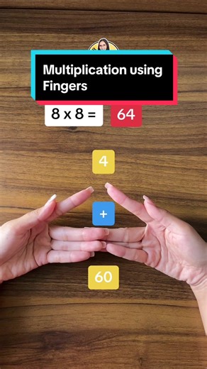 Hand Multiplication Techniques for 6, 7, 8, 9 Using Fingers