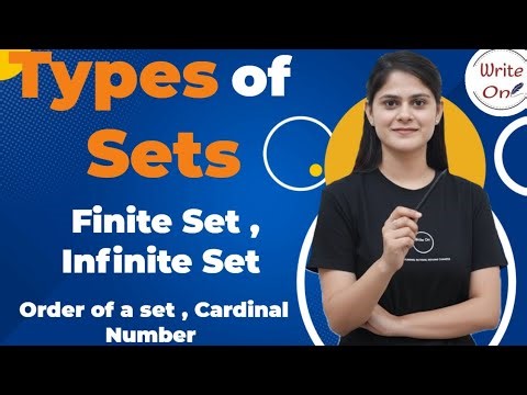 Finite & Infinite Sets | Cardinal Number of a Set | Complete Easy Explanation#Maths #MathsLecture