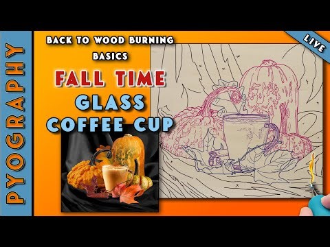 #Pyrography: Back to the Wood Burning Basics // How to Wood Burn a Glass Cup