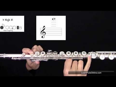 How To Play The Note B natural on Flute: Learn Flute Online