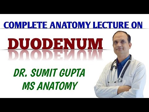 DUODENUM : COMPLETE ANATOMY LECTURE