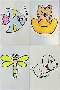 109K views · 3.4K reactions | Learn to Draw Simple Animals in Easy Steps | Kidpid | Facebook