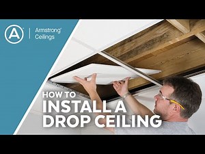 How to Install a Drop Ceiling Easily | Armstrong Ceilings for the Home