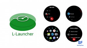 Download L-Launcher for your non-Wear OS Android smartwatches