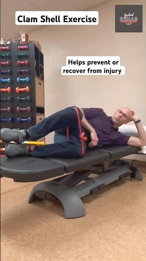 Hip Stability Matters: How Clamshell Exercise Can Help Prevent Injuries 🔥🥵 #fitness #exercise #hips