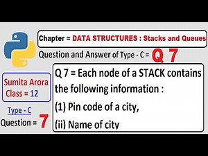 Each node of a STACK contains the following information: