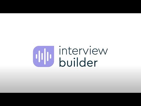 Create Simple Interview Guides with interview builder