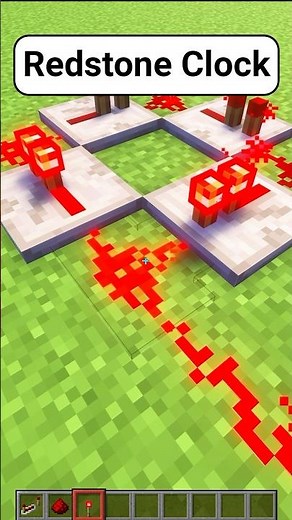 How To Make Easy Redstone Clock In Minecraft