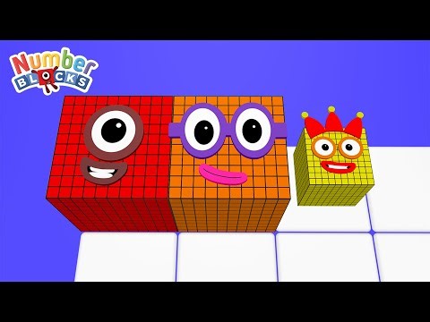 Numberblocks Step Squad Challenge! Count Big Numbers to 100,000!