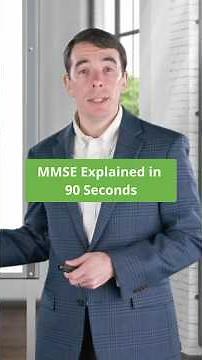 MMSE Explained in 90 Seconds 🧠
