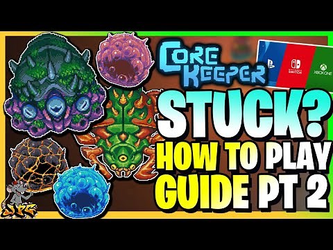 CORE KEEPER 1.0 - Stuck? How To Play Tips Part 2! Sunken Sea/Desert Guide, Bosses & More