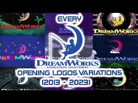 Every DreamWorks Animation Television Opening Logos Variations (2013 - 2023)