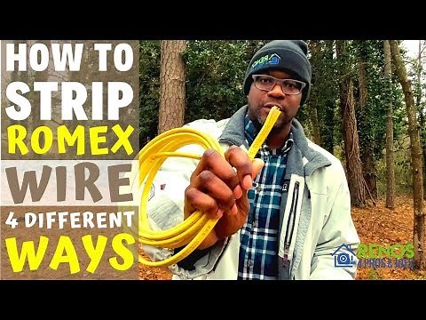 How to Strip Romex Wire | 4 Different Ways