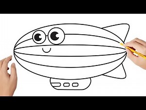 Comment dessiner un zeppelin