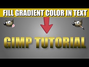 Create Stunning Gradient Text Effects in GIMP | Complete Beginner's Guide
