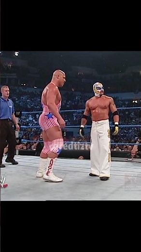 Rey Mysterio vs curt angle #shorts