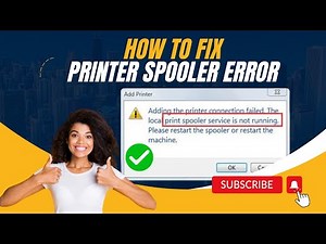 HP Printer Spooler Error | How To Fix | Printer Spooler Error | DSK