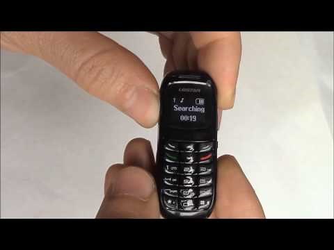 The World's Smallest Phone BM70 Setup Instructions Review And Unboxing