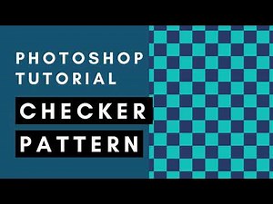 Checker Pattern Design - Photoshop Tutorial