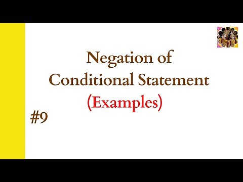 9. Negation of a conditional statement || Negation Examples || Discrete Mathematics #negation