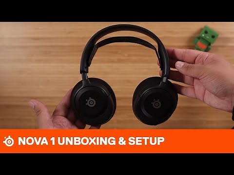 SteelSeries Arctis Nova 1 Unboxing and Setup