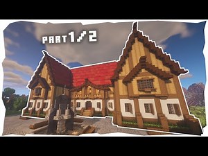 Minecraft Medieval Library Part 1 - Build Tutorial