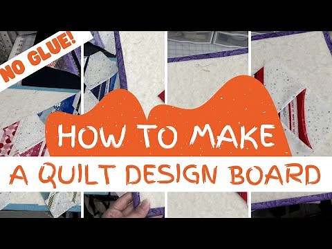 How to Make a Quilt Block Design Board the New Easy Way (No Glue Gun or Sewing)